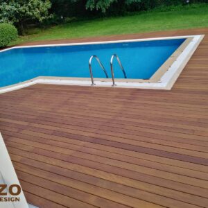 iroko deck havuz kenarı uygulama