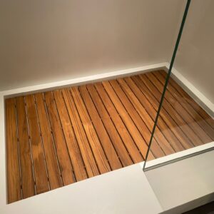 Teak Shower Deck