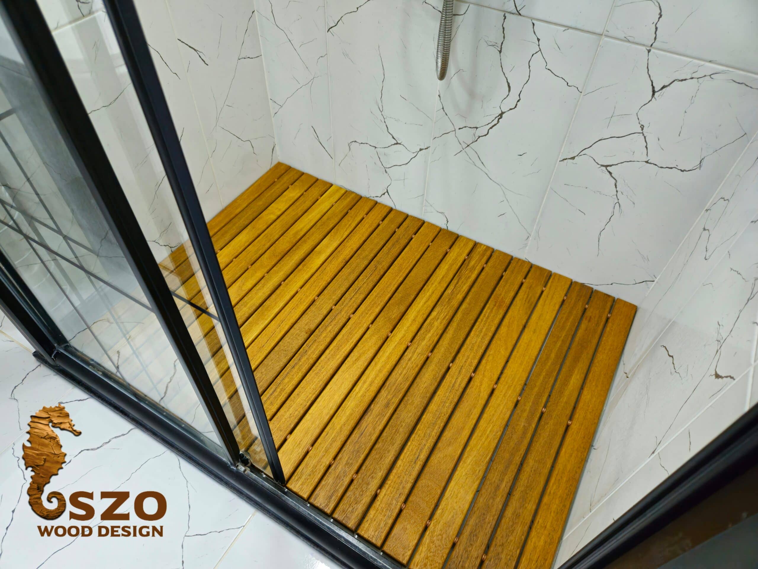 iroko ağacı showerdeck rulodeck duş ızgarası