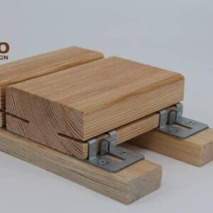3'lü Deck Montaj Klipsi Metal