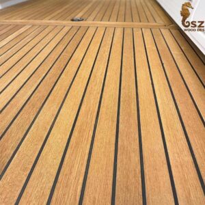 Myanmar teak güverte kaplama yacht boat deck