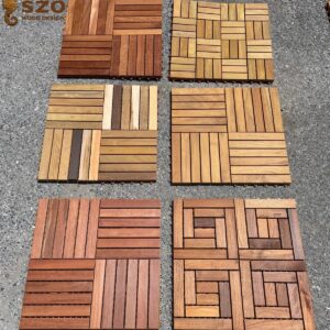 Ahşap Geçmeli Yer Döşemesi Karo Deck