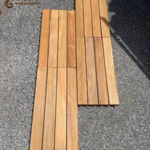 Ahşap Geçmeli Yer Döşemesi Karo Deck