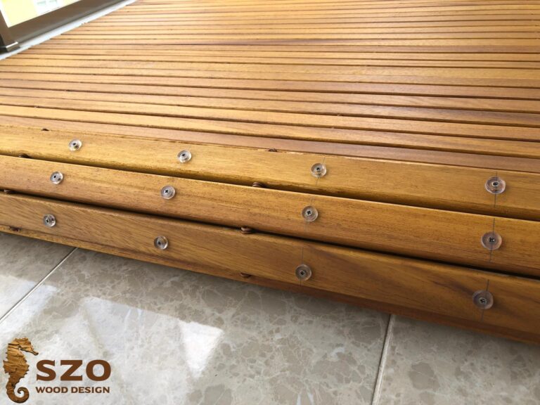 Foldable Wooden Roll Deck