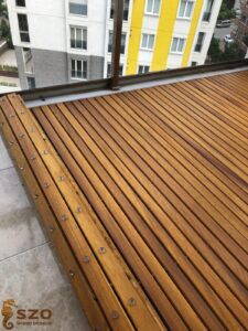 Foldable Wooden Roll Deck