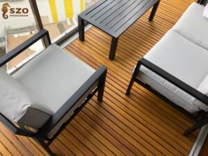 Foldable Wooden Roll Deck